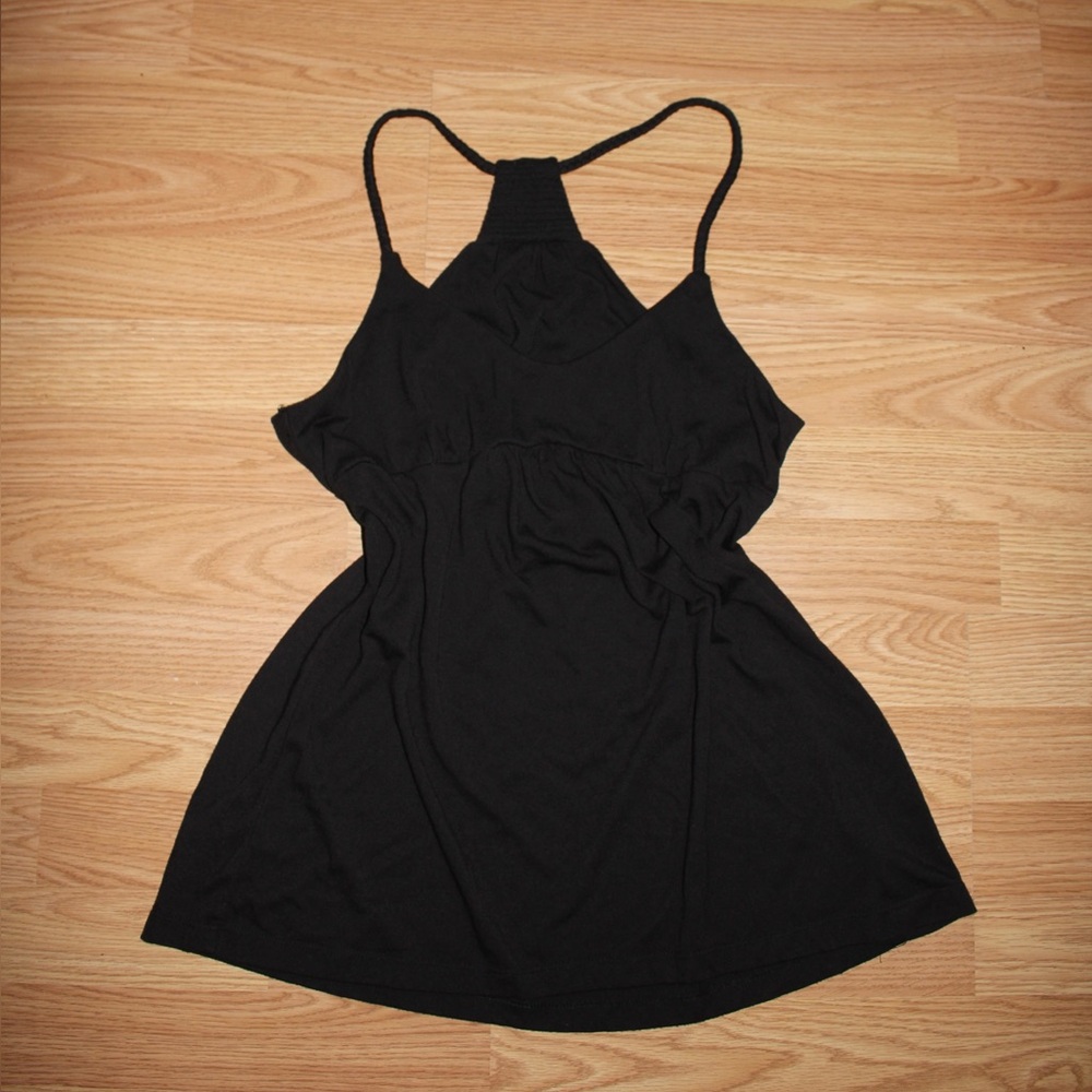 Black Racerback Tank Shirt